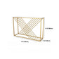 Glam Console Accent Table Rectangle Sofa Console Table in Marble Clearhalo 'Console Tables' 'console_tables' 'Entry & Mudroom Furniture' 'furn' 'furn_console_tables' 'Furniture' 6207778