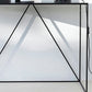 Contemporary Console Accent Table Antique Finish Sofa Console Table in Metal
