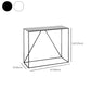 Contemporary Console Accent Table Antique Finish Sofa Console Table in Metal