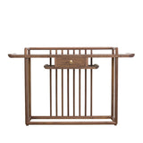 Mesa de consola de 34.65 "Glam Table de acento de consola de madera maciza de 1 cortavadora