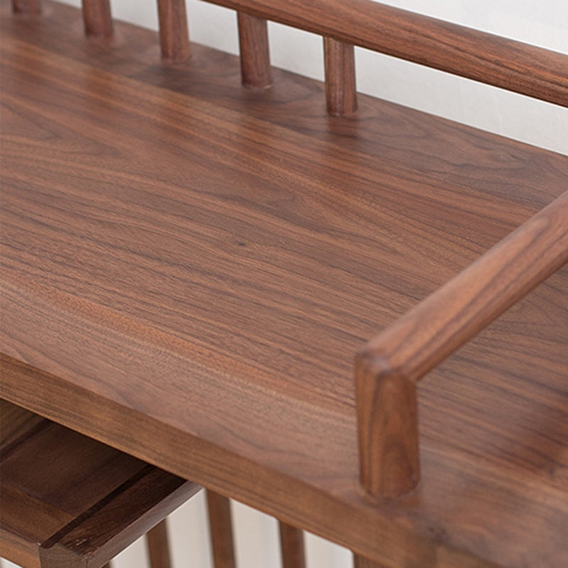 Mesa de consola de 34.65 "Glam Table de acento de consola de madera maciza de 1 cortavadora