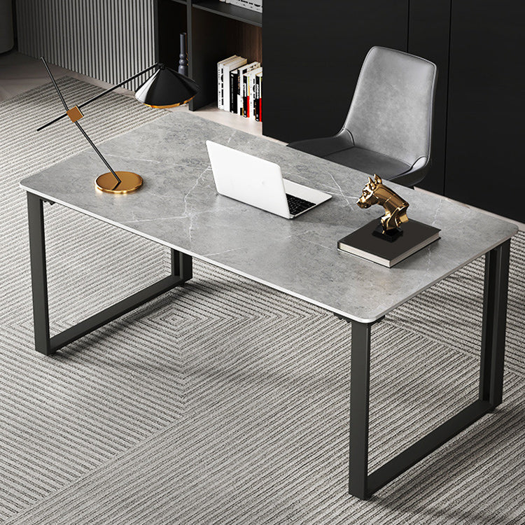 Escritorio de oficina rectangular de trineo