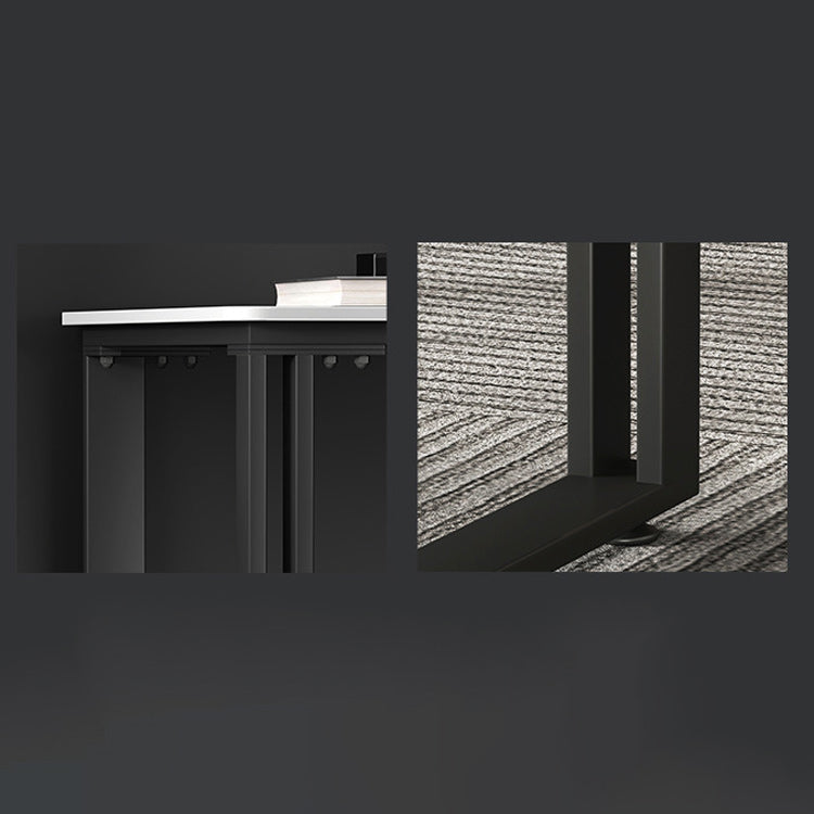 Escritorio de oficina rectangular de trineo