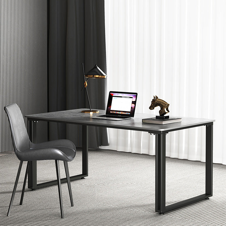 Escritorio de oficina rectangular de trineo