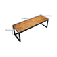 Solid Wood Industrial Writing Desk rechthoekig hout gaming bureau voor thuis