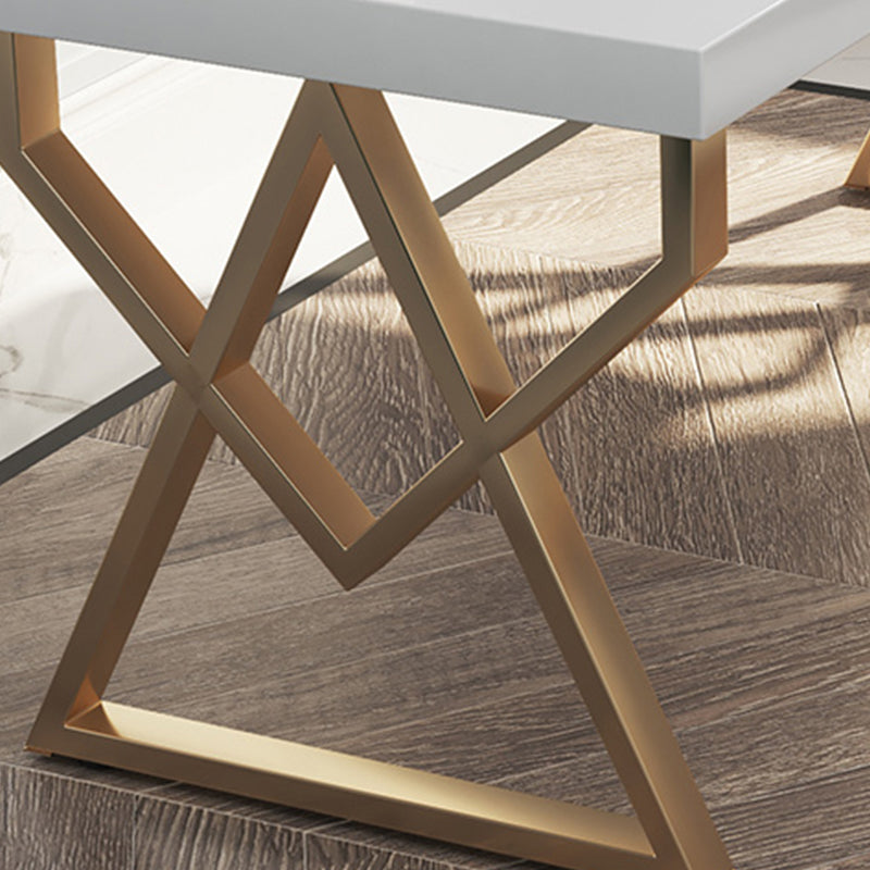 Solid Wood Rectangular Writing Desk Glam Office Desk for Home Clearhalo 'furn' 'furn_office_desk' 'Furniture' 'Office Desks' 'Office Furniture' 'office_desk' 6210855