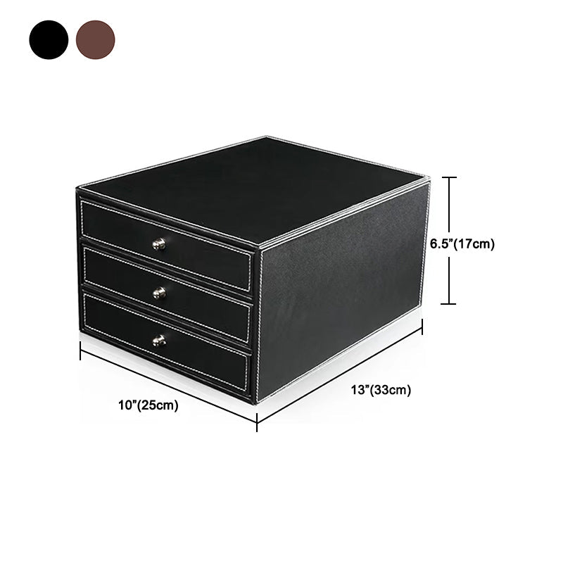 Mid-Century Modern File Cabinets Solid Wood Frame PU Leather Horizontal File Cabinet Clearhalo 'Filing Cabinets' 'filling_cabinets' 'furn' 'furn_filling_cabinets' 'Furniture' 'Office Furniture' 6210946