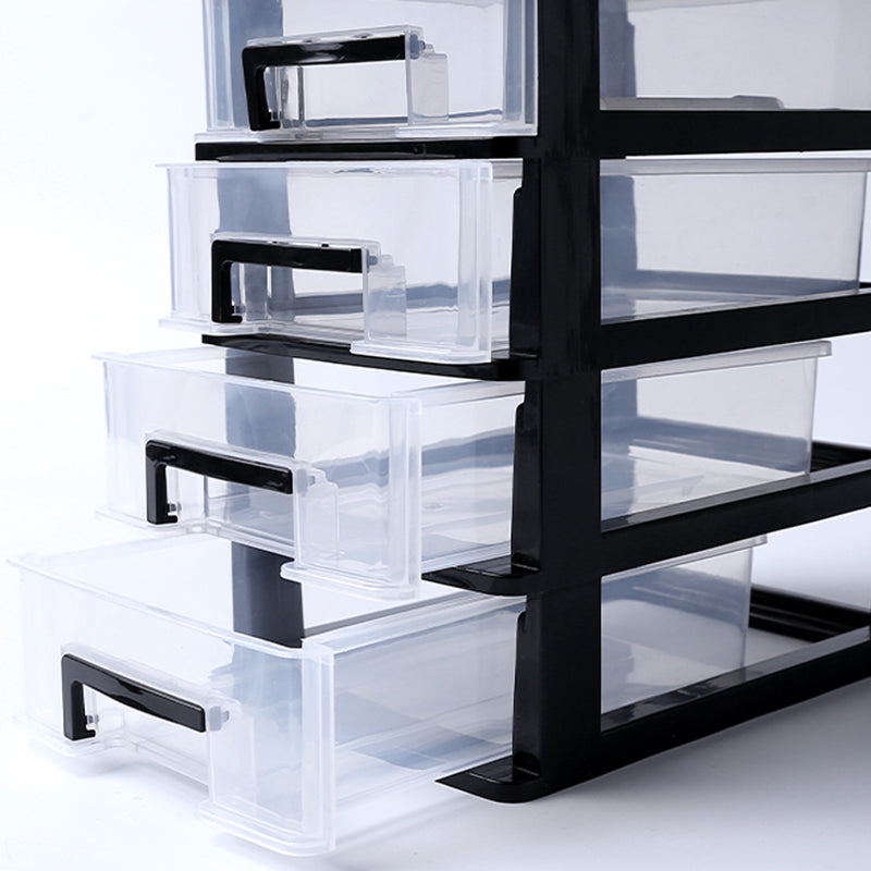 Cajones de archivos contemporáneos Archivo vertical de plástico para hogar u oficina