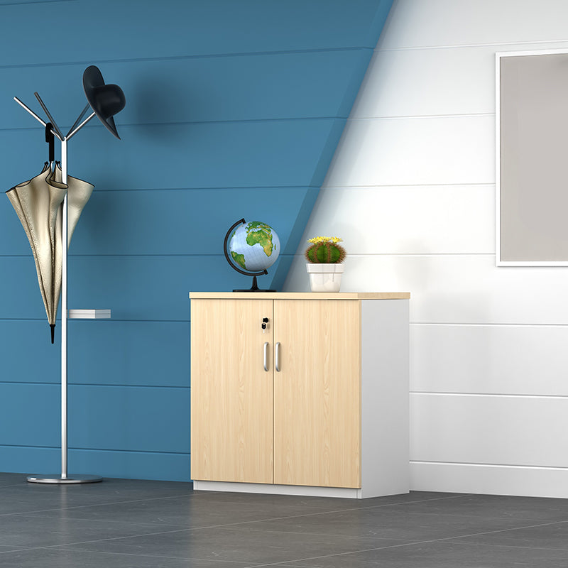 Gabinete de archivo de madera Gabinete contemporáneo con almacenamiento para el hogar u oficina