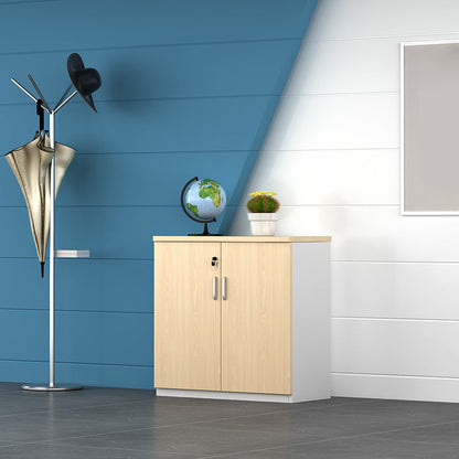 Gabinete de archivo de madera Gabinete contemporáneo con almacenamiento para el hogar u oficina