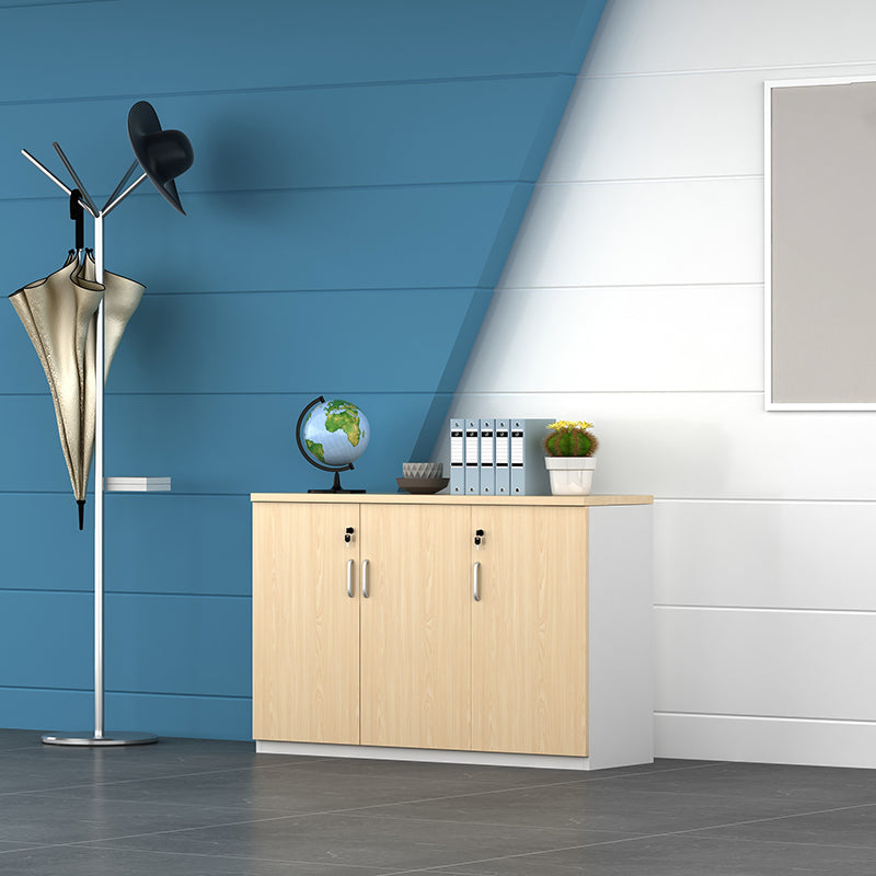 Gabinete de archivo de madera Gabinete contemporáneo con almacenamiento para el hogar u oficina