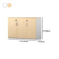 Gabinete de archivo de madera Gabinete contemporáneo con almacenamiento para el hogar u oficina