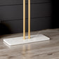 Modern Metal Coat Hanger Free Standing Coat Rack with Marble Bottom