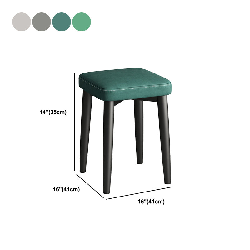 Contemporary Grey Standard Scratch Resistant Standard for Drawing Room Clearhalo 'furn' 'furn_ottomans_poufs' 'Furniture' 'Living Room Furniture' 'Ottomans & Poufs' 'ottomans_poufs' 6211293