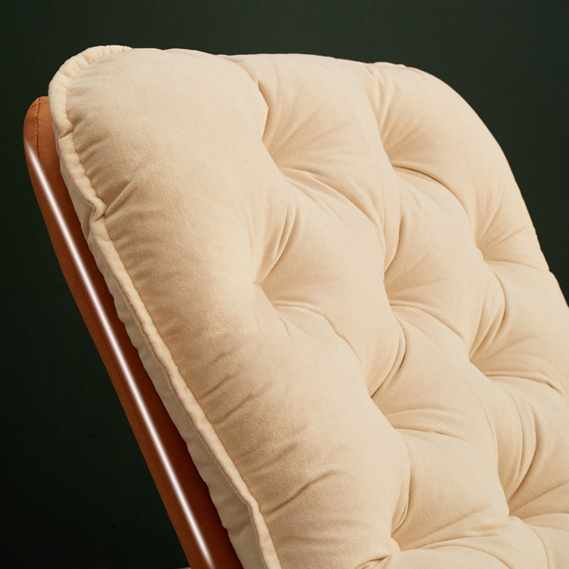 Chaise à bascule de style glam