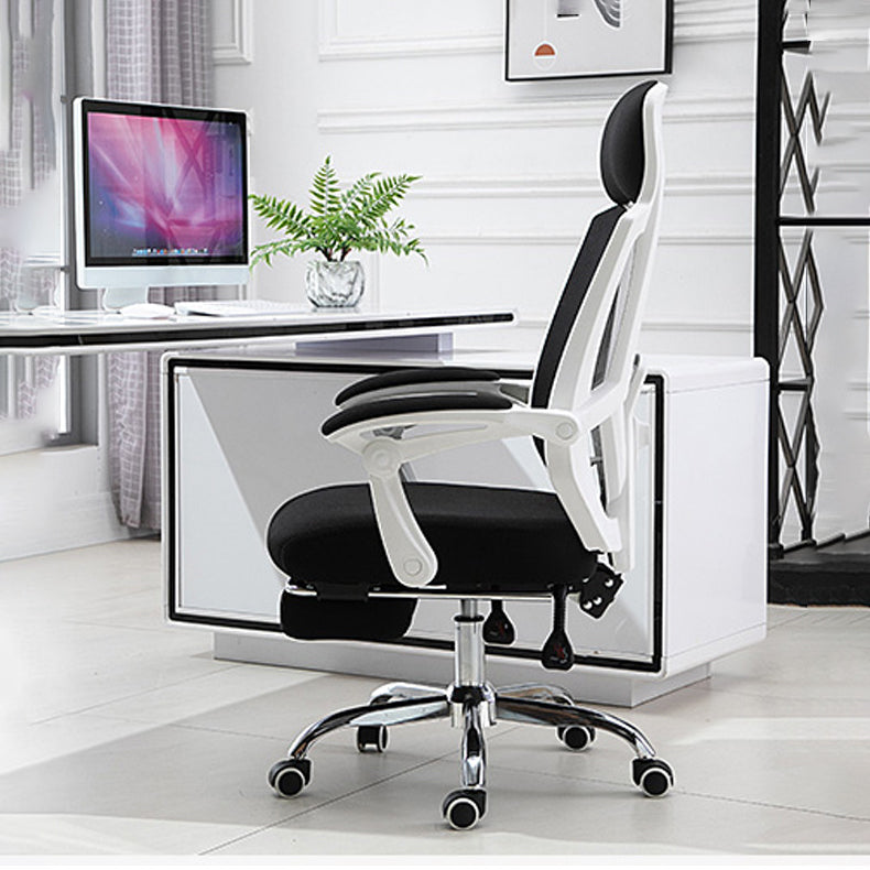 High Back Task Chair Swivel Office Chair with Headrest and Footrest Clearhalo 'furn' 'furn_office_chair' 'Furniture' 'Office Chairs' 'Office Furniture' 'office_chair' 6211983