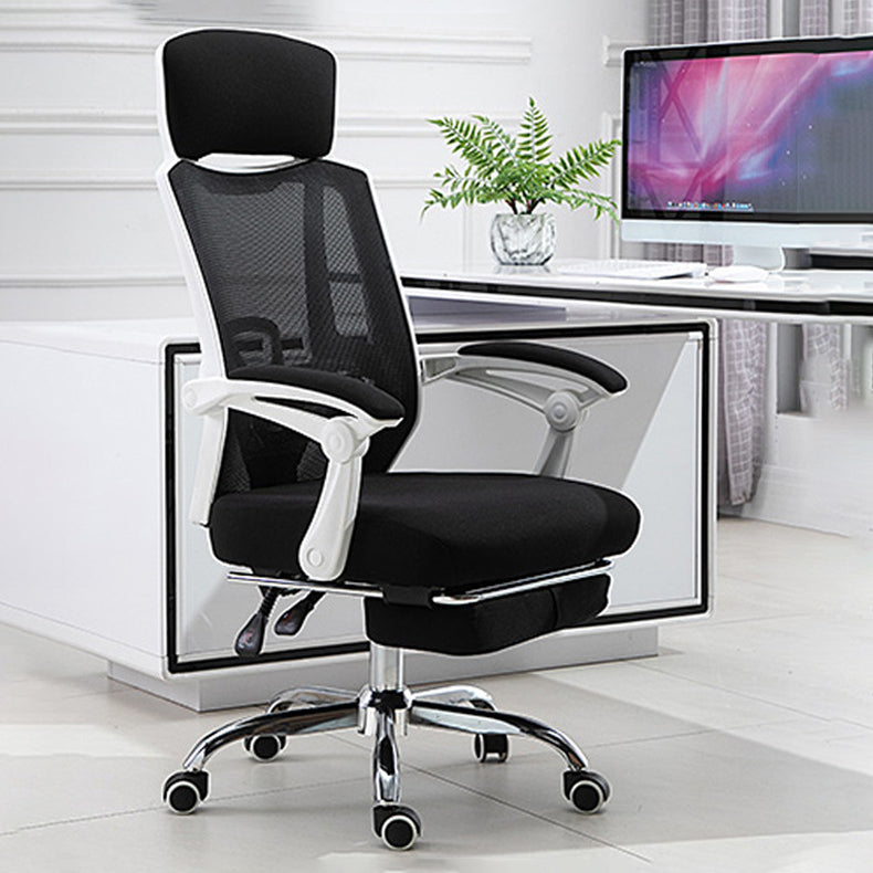 High Back Task Chair Swivel Office Chair with Headrest and Footrest Clearhalo 'furn' 'furn_office_chair' 'Furniture' 'Office Chairs' 'Office Furniture' 'office_chair' 6211986