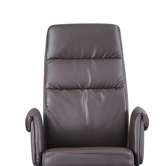 Sedia contemporanea alte manager back sedia marrone finta sedia