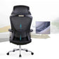 Modern Desk Chair Mesh Computer Chair Black Mid-Back Chair with Wheels Clearhalo 'furn' 'furn_office_chair' 'Furniture' 'Office Chairs' 'Office Furniture' 'office_chair' 6212081