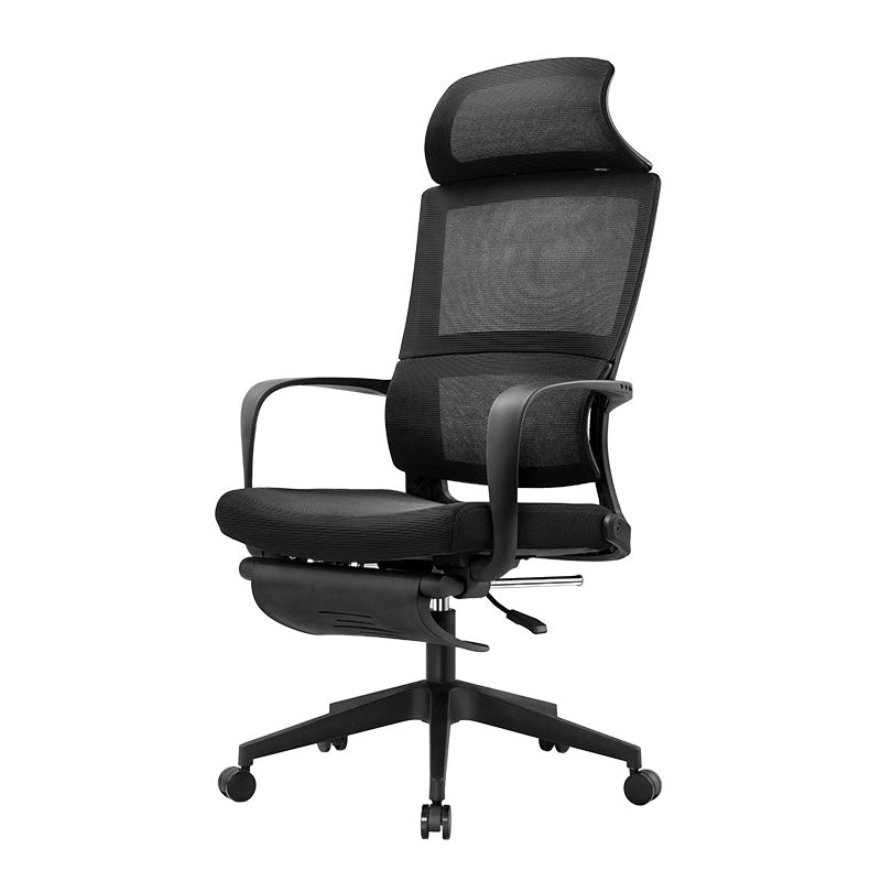 Contemporary Arm Chair Fixed Arms Adjustable Seat Height Swivel Office Chair Clearhalo 'furn' 'furn_office_chair' 'Furniture' 'Office Chairs' 'Office Furniture' 'office_chair' 6212103