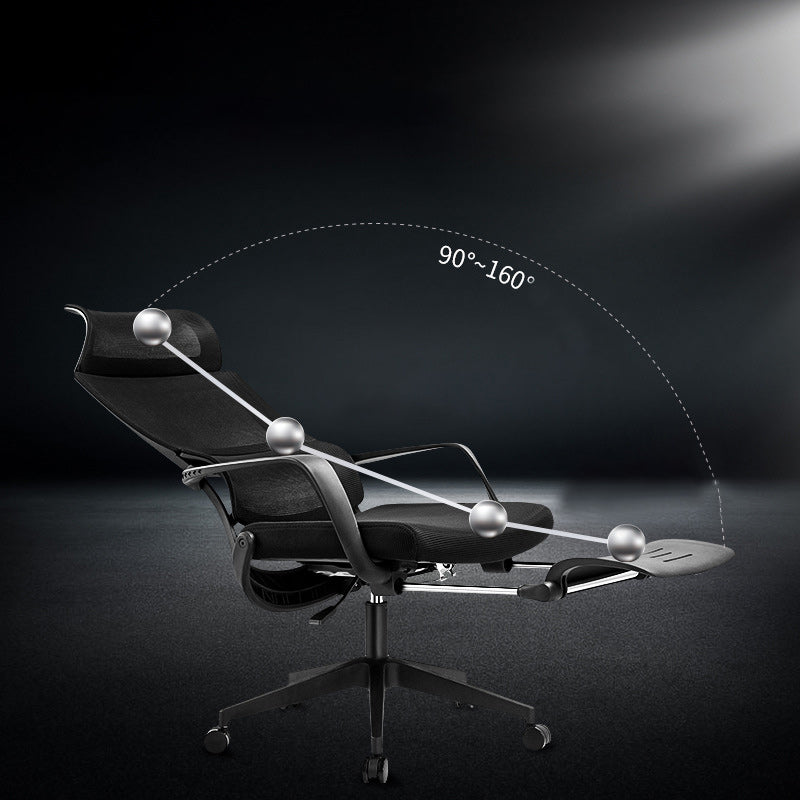 Contemporary Arm Chair Fixed Arms Adjustable Seat Height Swivel Office Chair Clearhalo 'furn' 'furn_office_chair' 'Furniture' 'Office Chairs' 'Office Furniture' 'office_chair' 6212105