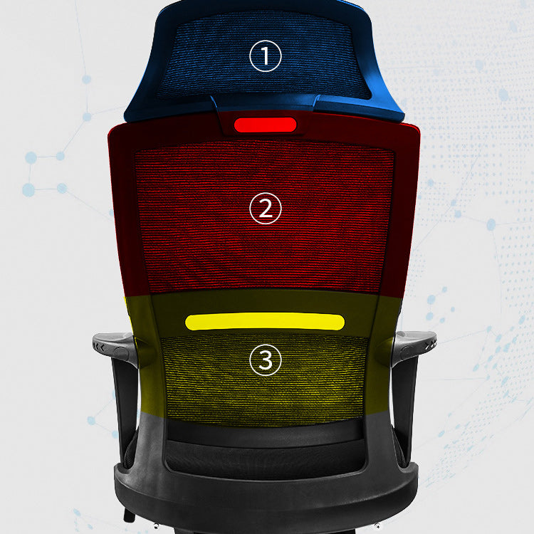 Contemporary Arm Chair Fixed Arms Adjustable Seat Height Swivel Office Chair Clearhalo 'furn' 'furn_office_chair' 'Furniture' 'Office Chairs' 'Office Furniture' 'office_chair' 6212107