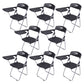 Mid-Back Conference Chair Contemporary Ergonomic Office Chair Black 8 Piece Set Clearhalo 'furn' 'furn_office_chair' 'Furniture' 'Office Chairs' 'Office Furniture' 'office_chair' 6212116