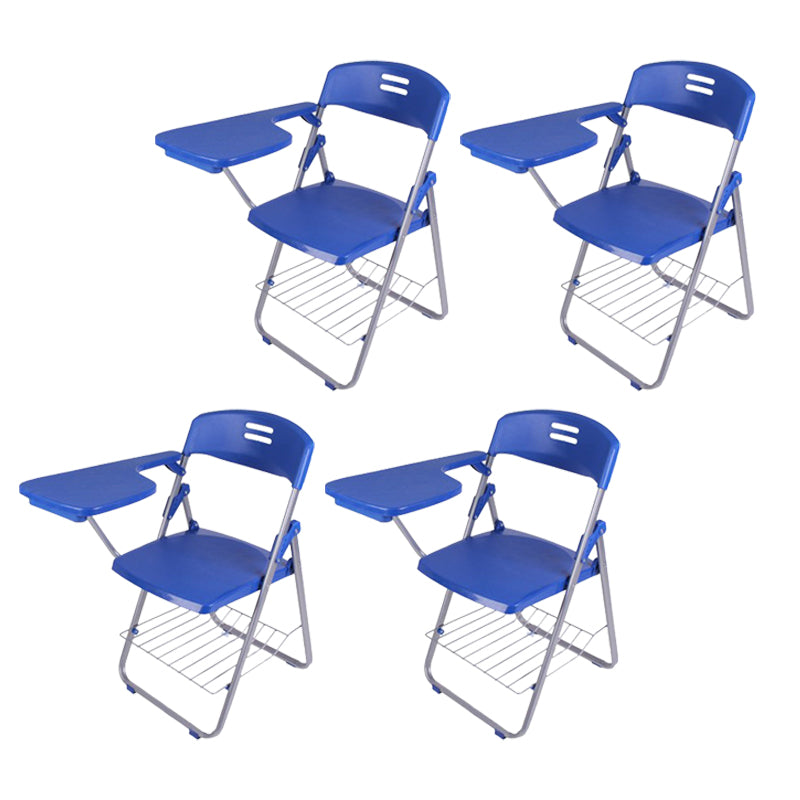 Mid-Back Conference Chair Contemporary Ergonomic Office Chair Sky Blue 4 Piece Set Clearhalo 'furn' 'furn_office_chair' 'Furniture' 'Office Chairs' 'Office Furniture' 'office_chair' 6212118