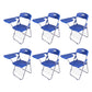 Mid-Back Conference Chair Contemporary Ergonomic Office Chair Sky Blue 6 Piece Set Clearhalo 'furn' 'furn_office_chair' 'Furniture' 'Office Chairs' 'Office Furniture' 'office_chair' 6212120