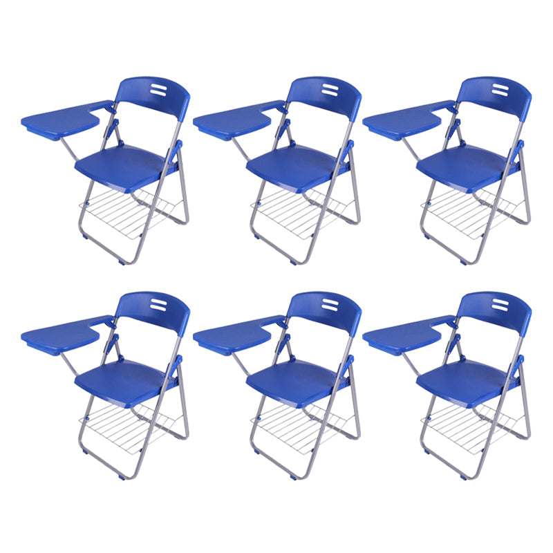 Mid-Back Conference Chair Contemporary Ergonomic Office Chair Sky Blue 6 Piece Set Clearhalo 'furn' 'furn_office_chair' 'Furniture' 'Office Chairs' 'Office Furniture' 'office_chair' 6212120