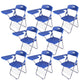 Mid-Back Conference Chair Contemporary Ergonomic Office Chair Sky Blue 8 Piece Set Clearhalo 'furn' 'furn_office_chair' 'Furniture' 'Office Chairs' 'Office Furniture' 'office_chair' 6212122