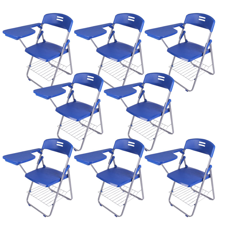 Mid-Back Conference Chair Contemporary Ergonomic Office Chair Sky Blue 8 Piece Set Clearhalo 'furn' 'furn_office_chair' 'Furniture' 'Office Chairs' 'Office Furniture' 'office_chair' 6212122