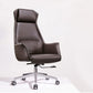 Modern Desk Chair High-Back Leather Computer Chair with Wheels Clearhalo 'furn' 'furn_office_chair' 'Furniture' 'Office Chairs' 'Office Furniture' 'office_chair' 6212134