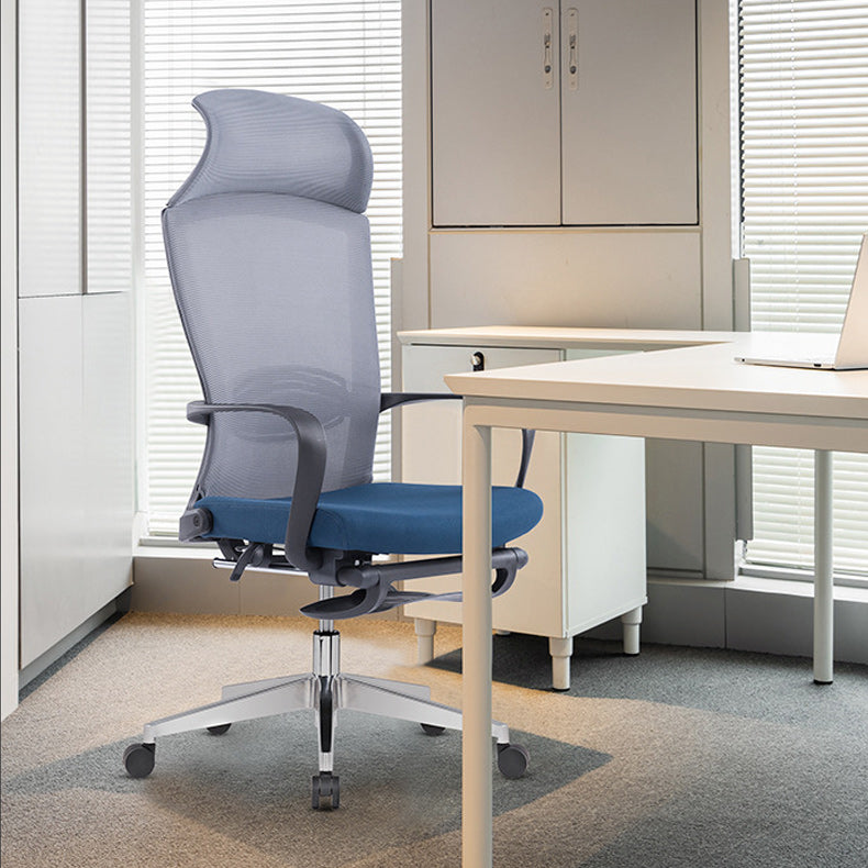 Modern Pillow Included Chair with Wheels High-Back Mesh Desk Chair Clearhalo 'furn' 'furn_office_chair' 'Furniture' 'Office Chairs' 'Office Furniture' 'office_chair' 6212221