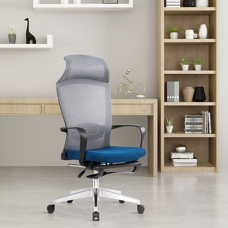 Modern Pillow Included Chair with Wheels High-Back Mesh Desk Chair Clearhalo 'furn' 'furn_office_chair' 'Furniture' 'Office Chairs' 'Office Furniture' 'office_chair' 6212223