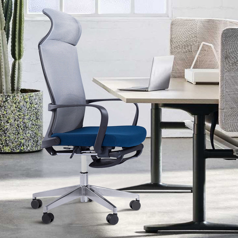 Modern Pillow Included Chair with Wheels High-Back Mesh Desk Chair Clearhalo 'furn' 'furn_office_chair' 'Furniture' 'Office Chairs' 'Office Furniture' 'office_chair' 6212239