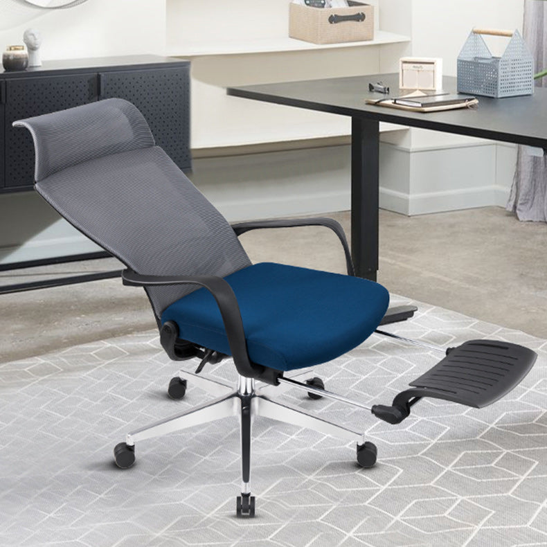 Modern Pillow Included Chair with Wheels High-Back Mesh Desk Chair Clearhalo 'furn' 'furn_office_chair' 'Furniture' 'Office Chairs' 'Office Furniture' 'office_chair' 6212242