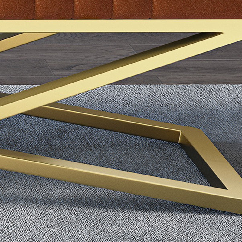 14.82-inch Width Modern Seating Bench Cushioned Metal Bedroom Bench Clearhalo 'Benches' 'Chairs & Seating' 'furn' 'furn_benches' 'Furniture' 'Living Room Furniture' 6212322