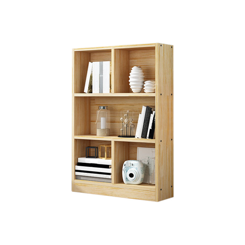 Contemporary Wood Bookcase Standard Bookshelf for Home Office 9.4" Wide 31.5"L x 9.4"W x 45.3"H Clearhalo 'Bookcases' 'furn' 'furn_bookcases' 'Furniture' 'Office Furniture' 6212412