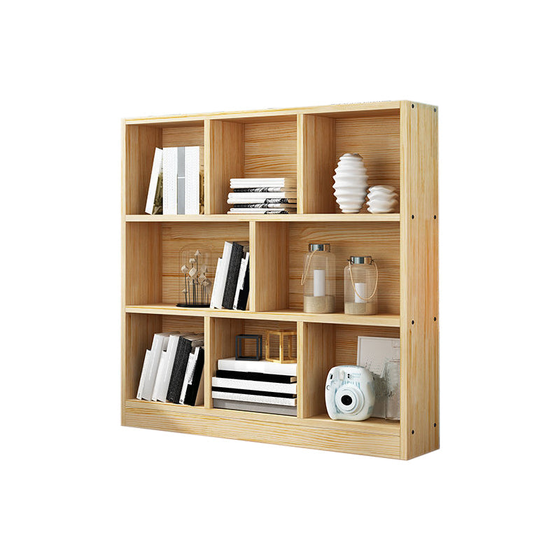 Contemporary Wood Bookcase Standard Bookshelf for Home Office 9.4" Wide 47.2"L x 9.4"W x 45.3"H Clearhalo 'Bookcases' 'furn' 'furn_bookcases' 'Furniture' 'Office Furniture' 6212415