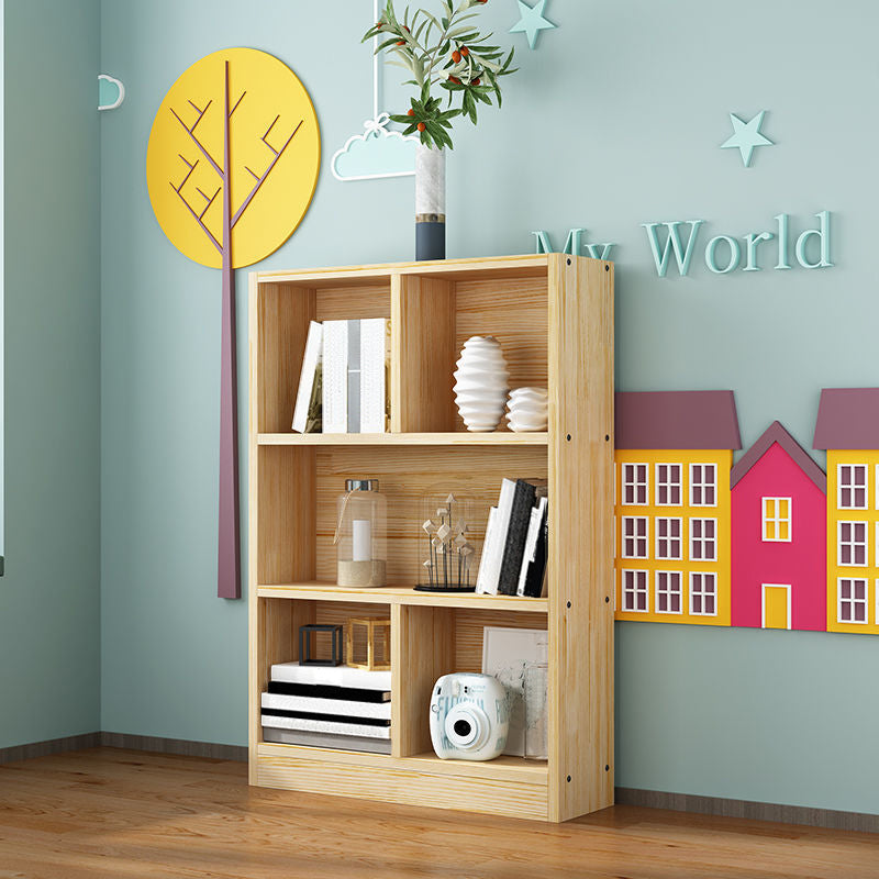 Contemporary Wood Bookcase Standard Bookshelf for Home Office 9.4" Wide Clearhalo 'Bookcases' 'furn' 'furn_bookcases' 'Furniture' 'Office Furniture' 6212416