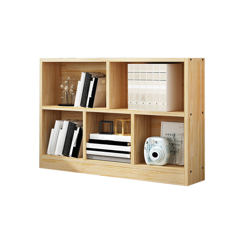 Contemporary Wood Bookcase Standard Bookshelf for Home Office 9.4" Wide 47.2"L x 9.4"W x 31.5"H Clearhalo 'Bookcases' 'furn' 'furn_bookcases' 'Furniture' 'Office Furniture' 6212417