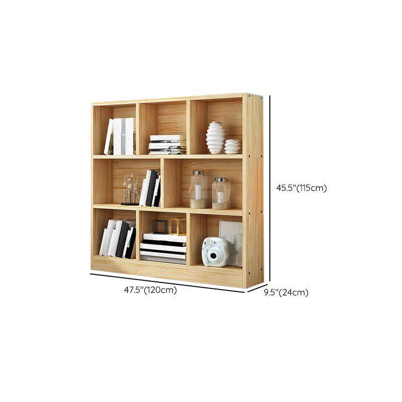 Contemporary Wood Bookcase Standard Bookshelf for Home Office 9.4" Wide Clearhalo 'Bookcases' 'furn' 'furn_bookcases' 'Furniture' 'Office Furniture' 6212434