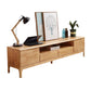 Scandinavian Wood TV Stand Console Open Storage TV Media Stand for Living Room 59.1"L x 15.7"W x 18.9"H Wood Clearhalo 'furn' 'furn_tv_stands_entertainment_centers' 'Furniture' 'Living Room Furniture' 'TV Stands & Entertainment Centers' 'TV Stands & Media Storage Furniture' 'tv_stands_entertainment_centers' 6212848