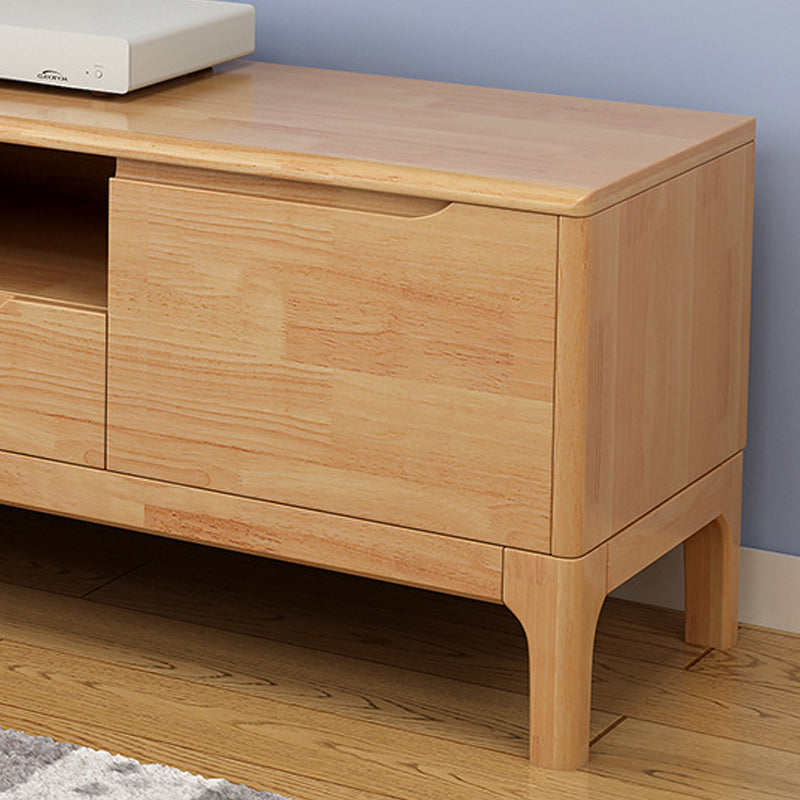 Scandinavian Wood TV Stand Console Open Storage TV Media Stand for Living Room Clearhalo 'furn' 'furn_tv_stands_entertainment_centers' 'Furniture' 'Living Room Furniture' 'TV Stands & Entertainment Centers' 'TV Stands & Media Storage Furniture' 'tv_stands_entertainment_centers' 6212852