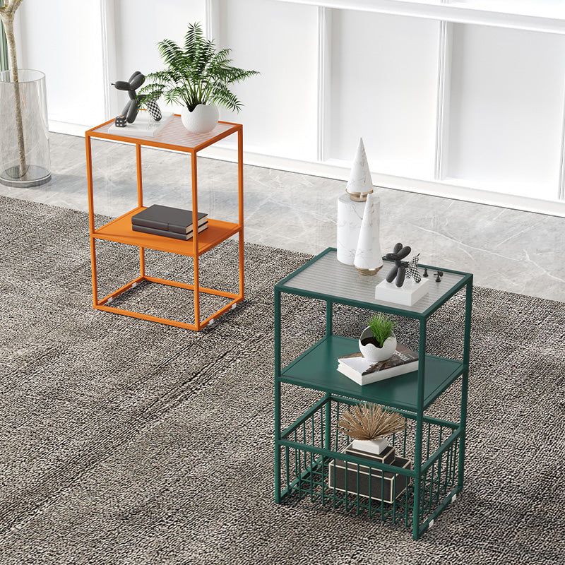 Comobilismo industriale in vetro da comodino da comodino per camera da letto