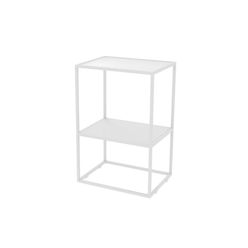 Comobilismo industriale in vetro da comodino da comodino per camera da letto