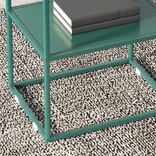 Gabinete de vidrio de la cama de la mesita inferior del estante inferior industrial para el dormitorio