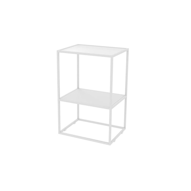 Comobilismo industriale in vetro da comodino da comodino per camera da letto