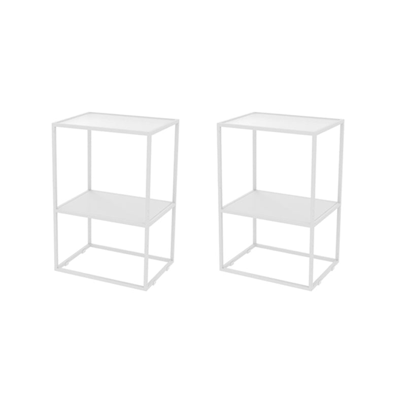 Comobilismo industriale in vetro da comodino da comodino per camera da letto